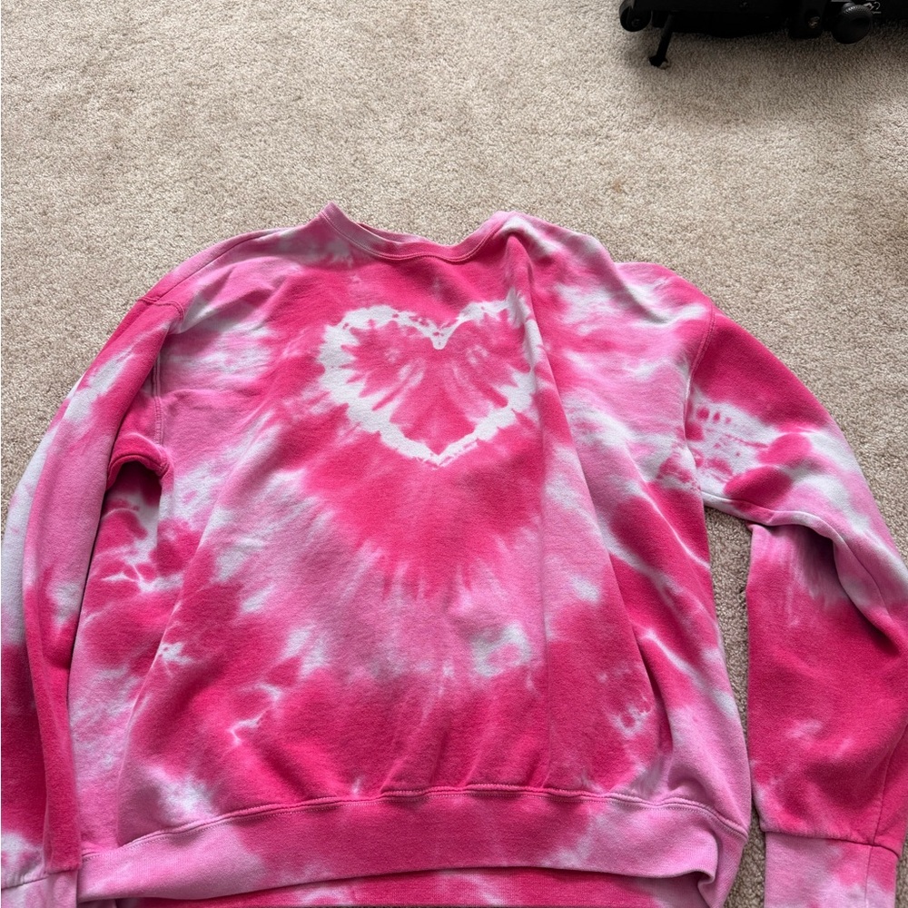 Urban Outfitters Pink Tie-Dye Sweatshirt